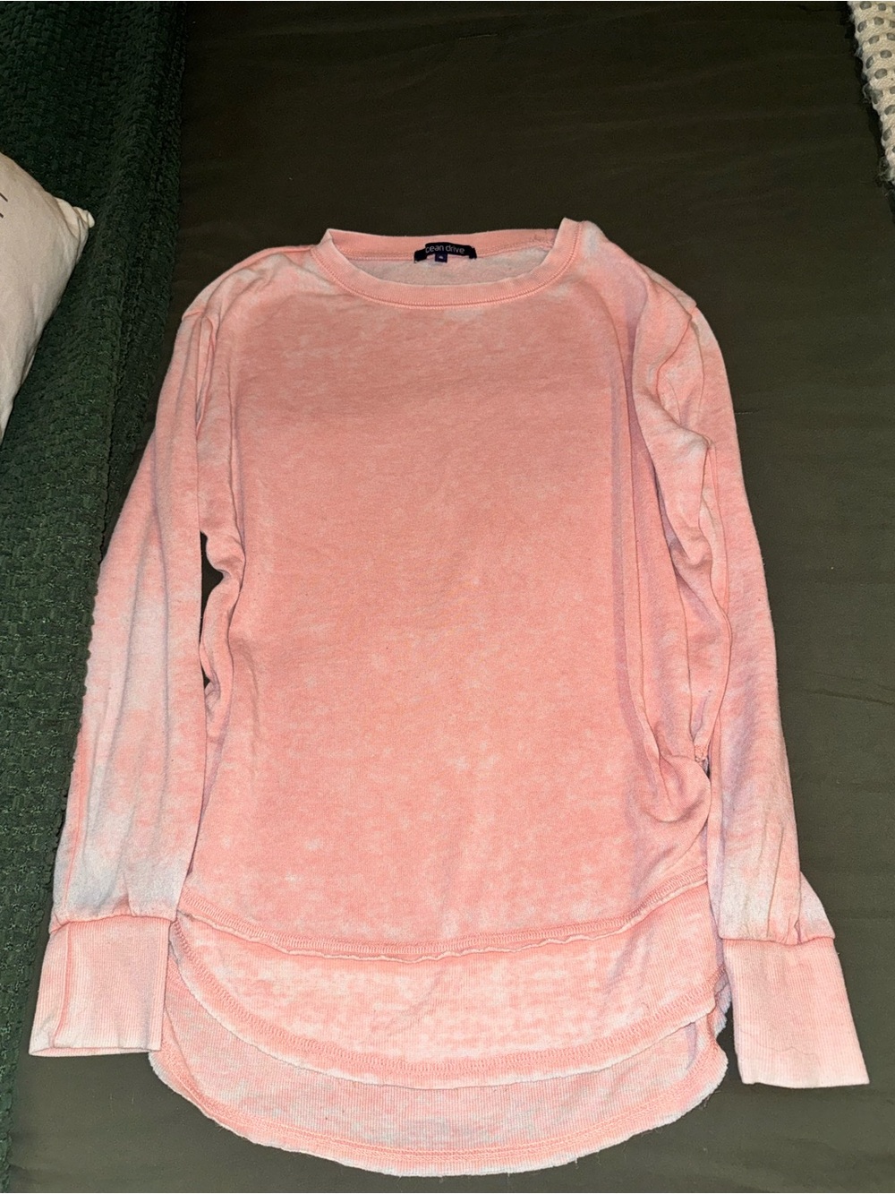 Ocean Drive Soft Pink Crewneck Sweater